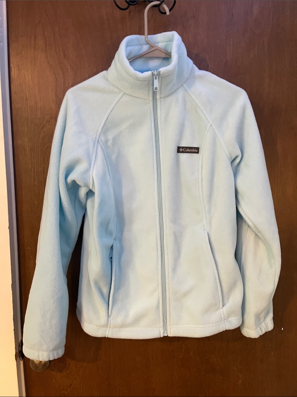 Columbia Light Blue Full-Zip Kids Fleece Jacket